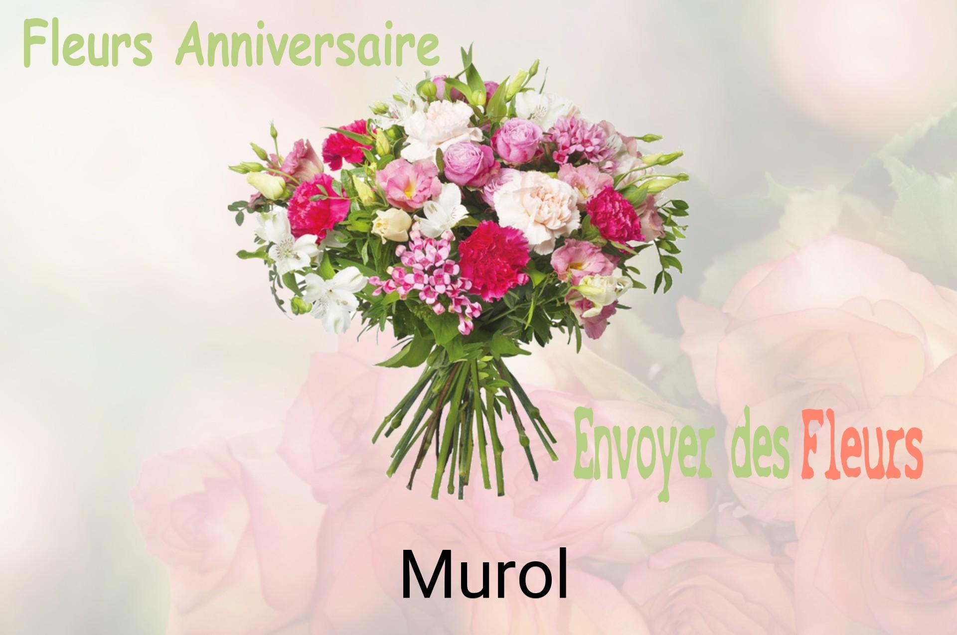 Bouquet de fleurs d’anniversaire livré à Murol