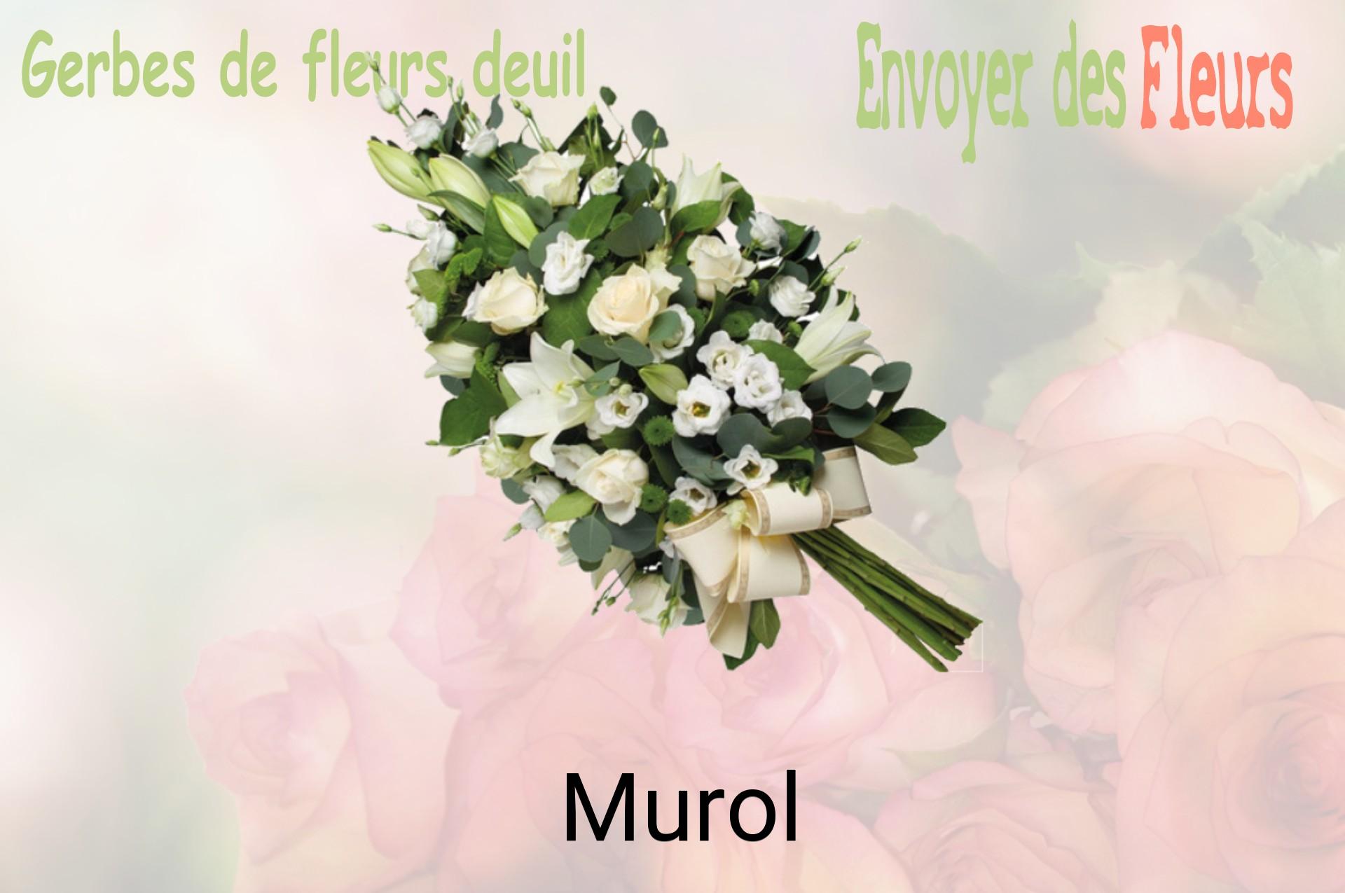 Gerbe de fleurs de deuil livrée à Murol
